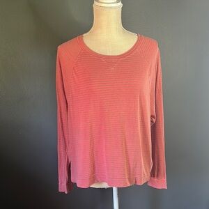 Stateside Split Back Long Sleeve Tee